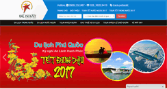 Desktop Screenshot of denhattravel.vn
